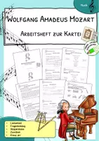 Vorschau - Arbeitsblätter - Wolfgang A. Mozart - Arbeitsheft - Deckblatt