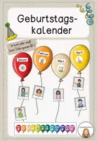 Vorschau - Poster - Geburtstagskalender für die Klasse - Deckblatt