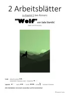 Vorschau - Unterrichtsreihen - Arbeitsblätter zu "Wolf" - Saša Stanišić" - Kapitel 2 - Klasse 5/6 - Seite 1