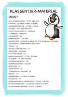 Vorschau - Unterrichtsreihen - Klassentier Materialpaket " Pinguin" / Pinguinklasse (inkl. Clipart!) - Seite 1