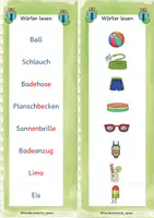 Vorschau - Fördermaterial/Inklusion - Wörter lesen - Wendekarten-Partnerlesen - Seite 3