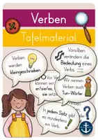 Vorschau - Fördermaterial/Inklusion - Verben Tafelmaterial (Poster) - Deckblatt