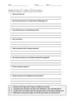 Vorschau - Arbeitsblätter - AB mit Fragen zum Thema "Zentauren" + Lösungsblatt - Deckblatt