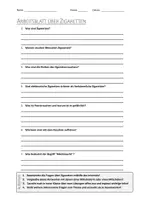 Vorschau - Arbeitsblätter - Lernposter + AB mit Fragen zum Thema "Zigaretten" + Lösungsblatt + Infografik - Seite 2
