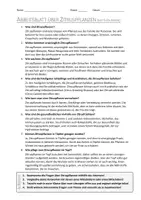 Vorschau - Arbeitsblätter - AB mit Fragen zum Thema "Zitruspflanzen" + Lösungsblatt - Seite 1