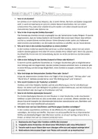 Vorschau - Arbeitsblätter - AB mit Fragen zum Thema "Zombies" + Lösungsblatt - Seite 1