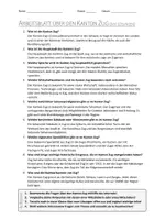 Vorschau - Arbeitsblätter - AB mit Fragen zum Thema "Zug (Kanton)" + Lösungsblatt - Seite 1