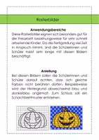 Vorschau - Arbeitsblätter - Frühling: Rasterbilder gestalten - Käfer anmalen - Seite 1