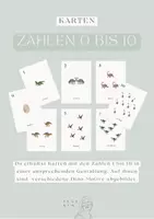 Vorschau - Präsentationen/Tafelbilder - Zahlenkarten 0-10; Dino - Seite 1
