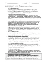Vorschau - Arbeitsblätter - AB mit Fragen zum Thema "Zwickau" + Lösungsblatt - Seite 1