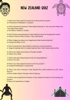 Vorschau - Arbeitsblätter - New Zealand - Quiz - Seite 1