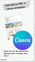 Vorschau - Arbeitsblätter - Materialpaket Canva für Einsteiger mit neuen KI Tools - Seite 1