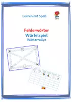 Vorschau - Spiele - 100 häufigsten Fehlerwörter: Wörterrallye - Deckblatt