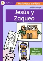Vista previa - Hojas de trabajo - Jesùs y Zaqueo - Marionetas de dedo de historias bíblicas - Portada