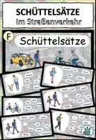 anteprima - Flashcard - Frasi di scuotimento "Im Straßenverkehr" differenziate due volte - Deutsch / Tedesco - Pagina 1