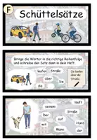 anteprima - Flashcard - Frasi di scuotimento "Im Straßenverkehr" differenziate due volte - Deutsch / Tedesco - Pagina 2