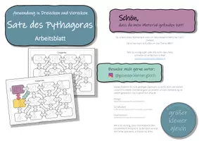 Vorschau - Arbeitsblätter - Satz des Pythagoras in Dreiecken & Vierecken – Arbeitsblatt „Irrgarten“ - Seite 2