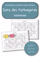 Vorschau - Arbeitsblätter - Materialpaket - Pythagoras in geometrischen Körpern - Seite 1