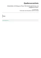 Vorschau - Arbeitsblätter - AB mit Dialog zum Thema "Die Anziehungskraft Jesu und engagierte Christen" - Seite 1