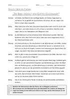 Vorschau - Arbeitsblätter - AB mit Dialog zum Thema "Die Bibel erzählt von Gottes Gegenwart" - Deckblatt
