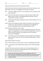 Vorschau - Arbeitsblätter - AB mit Dialog zum Thema "Unterschiedliche Fähigkeiten und Interessen" - Deckblatt