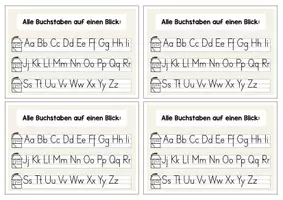 Vorschau - Poster - Materialpaket: Buchstaben-Merkblätter (Druck- und Grundschrift, SAS, LA, VA) - Seite 3