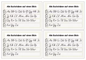 Vorschau - Poster - Buchstaben-Merkblatt (Schulausgangsschrift) - Seite 2
