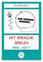 Vorschau - Arbeitsblätter - Mit Wörtern und Sprache spielen. Miniheft - Deckblatt