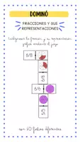 Vista previa - Juegos / Gamificación - JUEGO DOMINÓ CON FRACCIONES - Portada