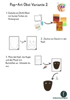 Vorschau - Mal- und Bastelvorlagen - Blätterkopf_Kunstprojekt_Klasse 1_4_Herbst - Seite 2