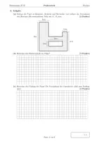Vorschau - Test - Probearbeit Mathematik Kl. 5 Flächen - Seite 3