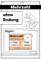 Vorschau - Stundenentwürfe - Mehrzahl / Plural - ohne Endung - Seite 2