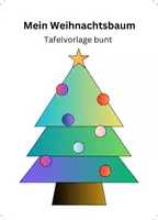 Vorschau - Mal- und Bastelvorlagen - Basteln_Mein Weihnachtsbaum Bastelvorlage - Seite 3