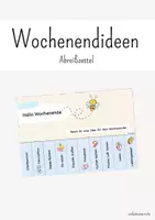 Vorschau - Poster - Wochenendideen - Abreißzettel - Deckblatt