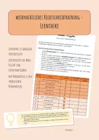 Vorschau - Arbeitsblätter - weihnachtliches Rechtschreibtraining - Lerntheke - Deckblatt
