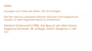 Vorschau - Arbeitsblätter - Der Besuch der alten Dame - innerer Monolog als Audioprojekt - Seite 2