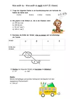 Vorschau - Arbeitsblätter - Lernstandserhebung zur 5. Klasse - Mathematik - Seite 1