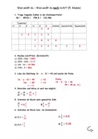 Vorschau - Arbeitsblätter - Lernstandserhebung zur 5. Klasse - Mathematik - Seite 2