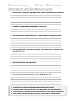 Vorschau - Arbeitsblätter - Lernplakat + AB mit Fragen zum Thema "Aggregatzustände" + Lösungsblatt + Mindmap + Infografik - Seite 1