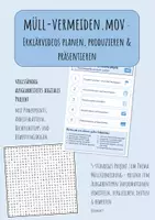 Vorschau - Unterrichtsreihen - müll-vermeiden.mov - Erklärvideos planen, produzieren & präsentieren - Deckblatt