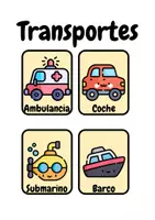 Vista previa - Tarjetas / Manipulativos - Flashcard en español - página 2