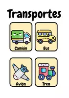 Vista previa - Tarjetas / Manipulativos - Flashcard en español - página 3