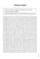 Vorschau - Arbeitsblätter - Märchen - Suchsel - Seite 2