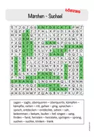 Vorschau - Arbeitsblätter - Märchen Verben Präteritum - Suchsel - Seite 3