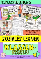 Vorschau - Arbeitsblätter - Klassenregeln, soziales Lernen (Wir essen keine Mitschüler) - Deckblatt