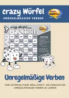 Vorschau - Arbeitsblätter - Crazy Würfel: Verben - Deckblatt