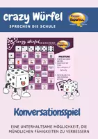 Vorschau - Arbeitsblätter - Crazy Würfel: Sprechen Schulfächer - Deckblatt