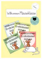 Vorschau - Bildkarten - Mäuse Willkommen - Deckblatt