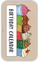 Vorschau - Bildkarten - Birthday Calendar - Cupcakes - Seite 2