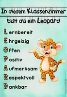 Vorschau - Poster - In diesem Klassenzimmer - Poster für deine Leopardenklasse - Deckblatt